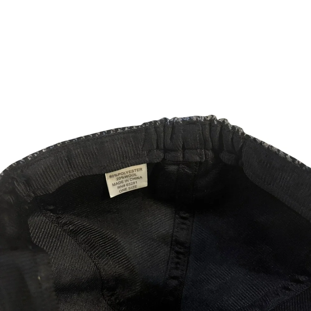 Mens Plaid Flat Cap Newsboy Hat Houndstooth Pattern‎ One Size Disney
